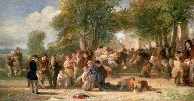 A School Playground by Thomas Webster